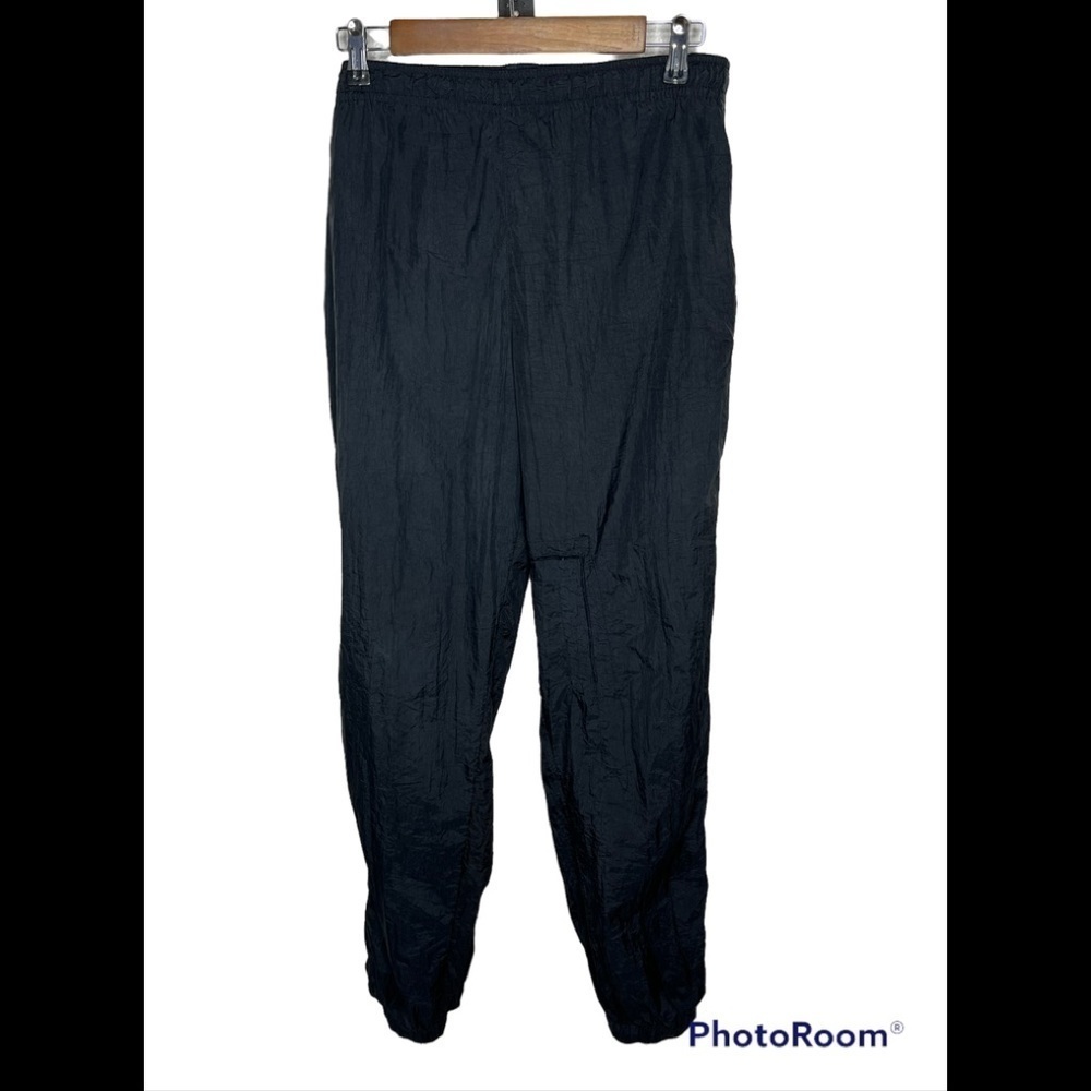 Cheetah Black Nylon Pants